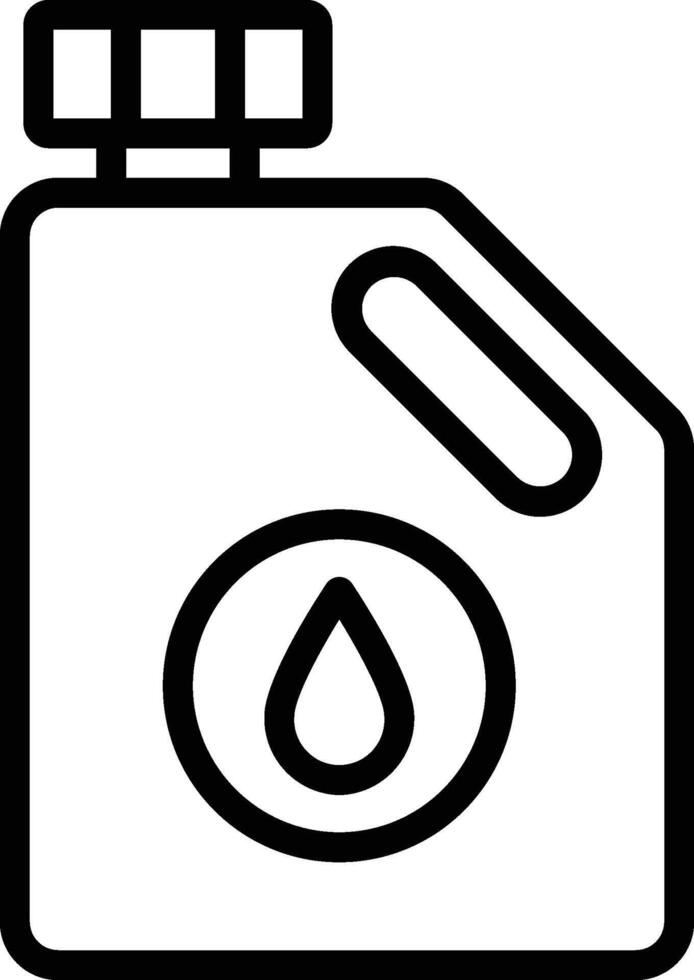 oil bottle illustration, icon or symbol vector