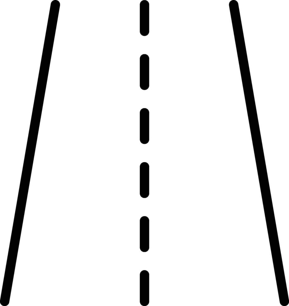 road illustration, icon or symbol vector