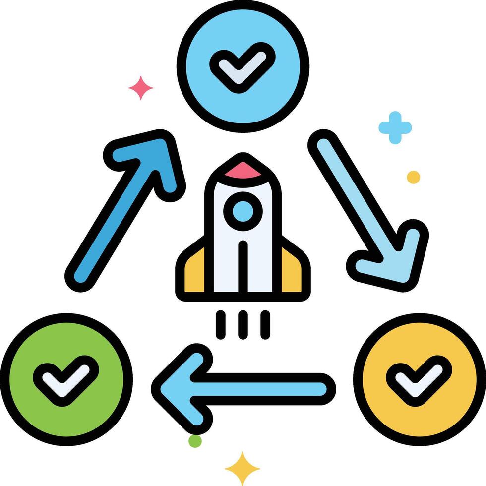 release illustration, icon or symbol vector