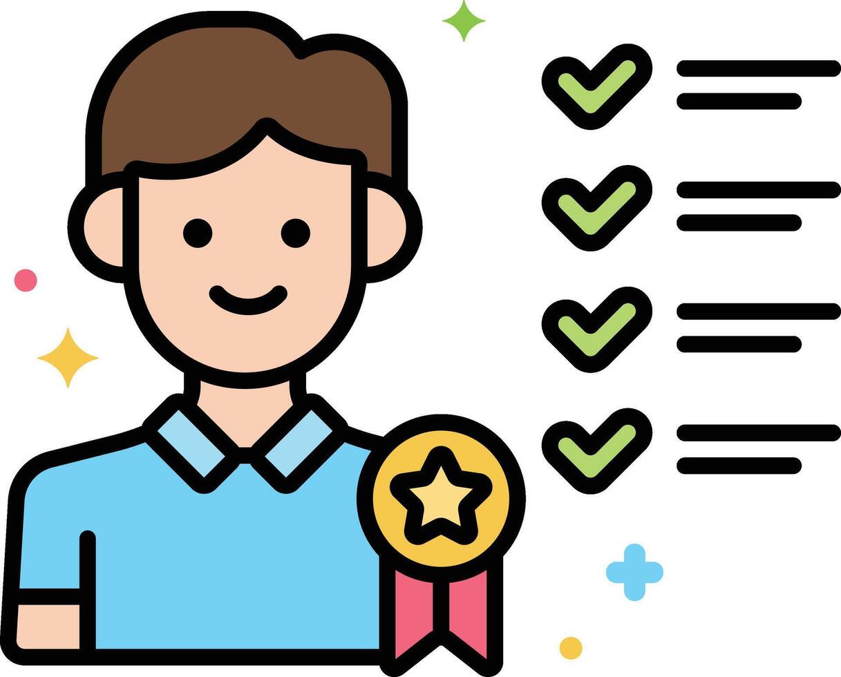requirements illustration, icon or symbol vector