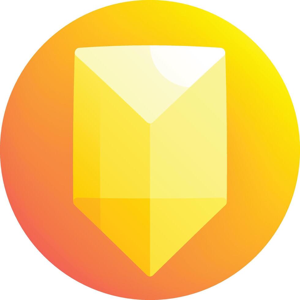 prism illustration, icon or symbol vector