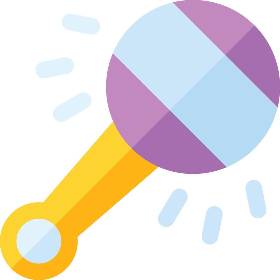 rattle illustration, icon or symbol vector
