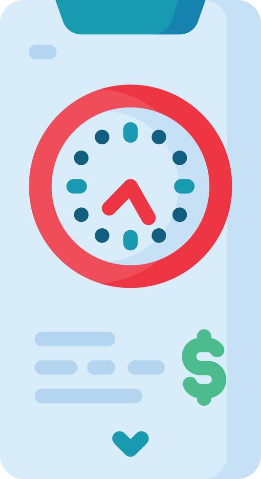 time illustration, icon or symbol vector