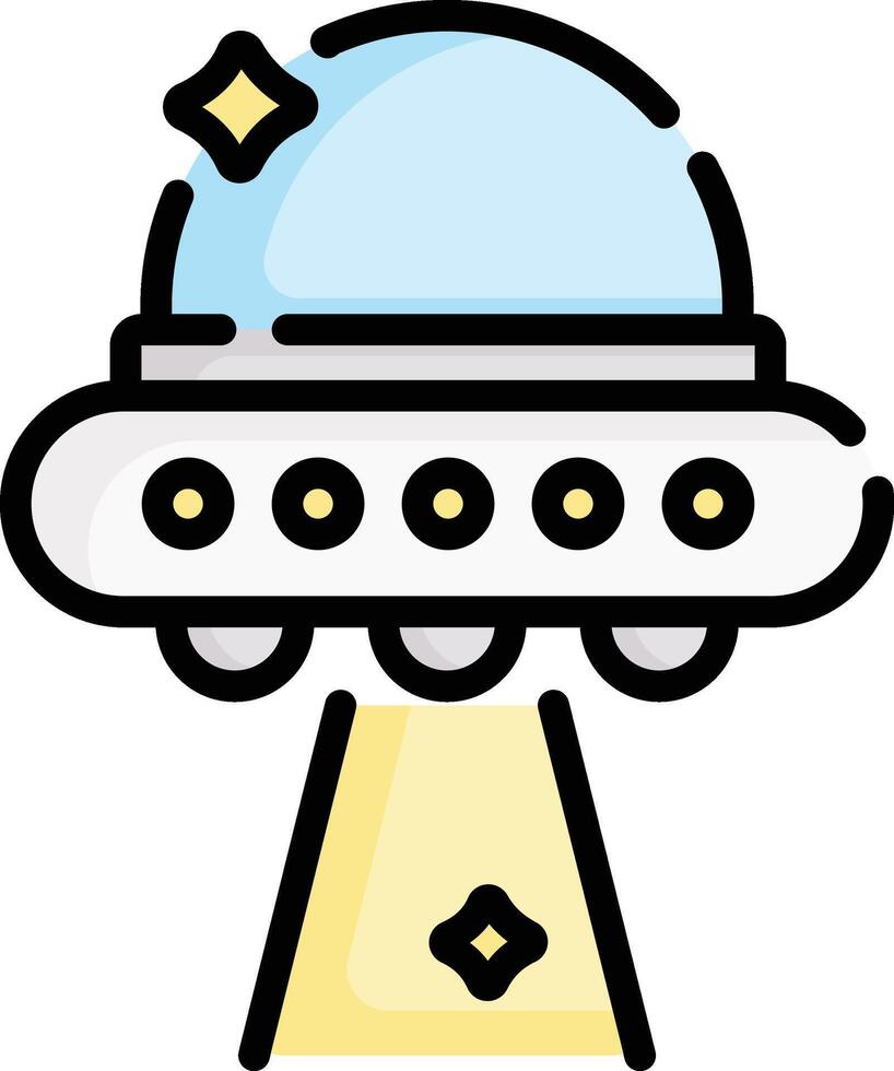 alien spaceship illustration vector