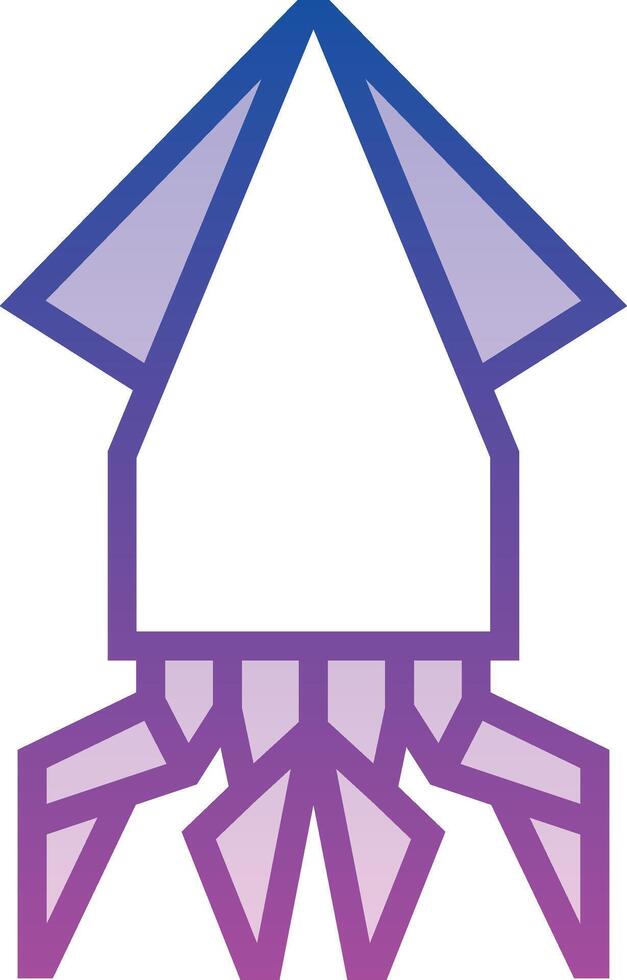a purple and blue logo with a triangle shape vector