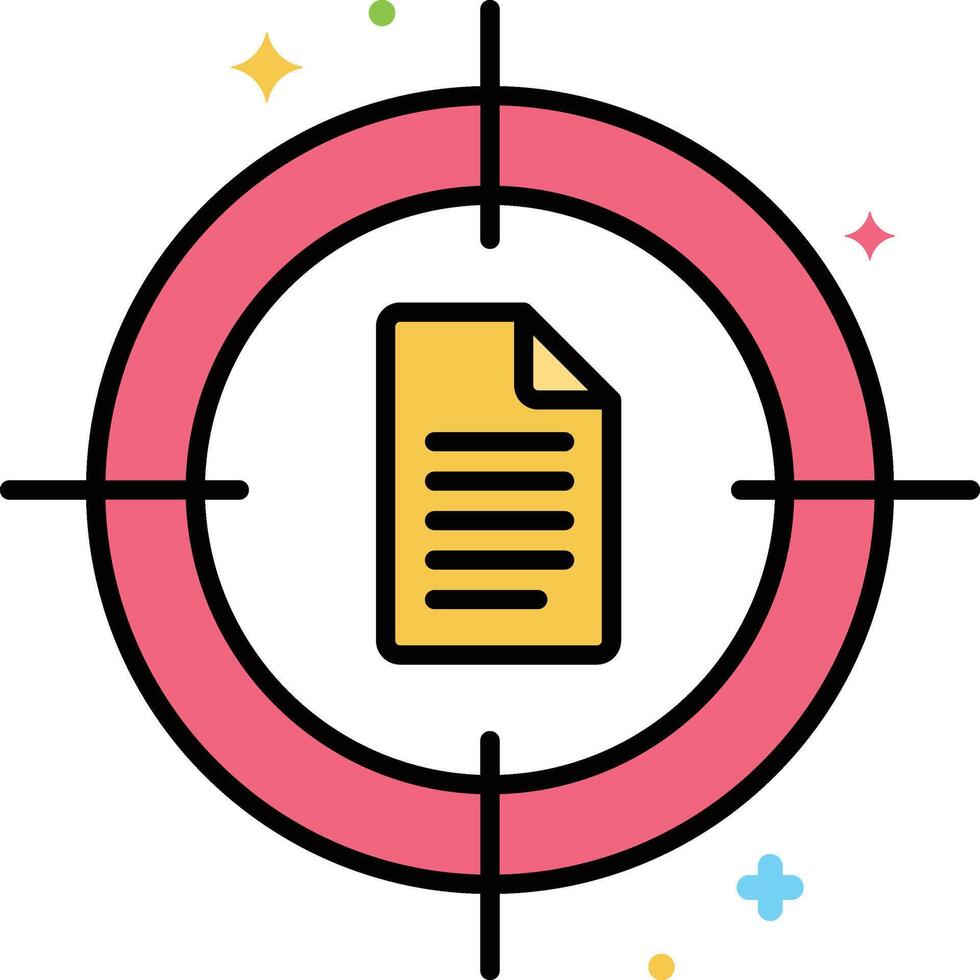 scope illustration, icon or symbol vector