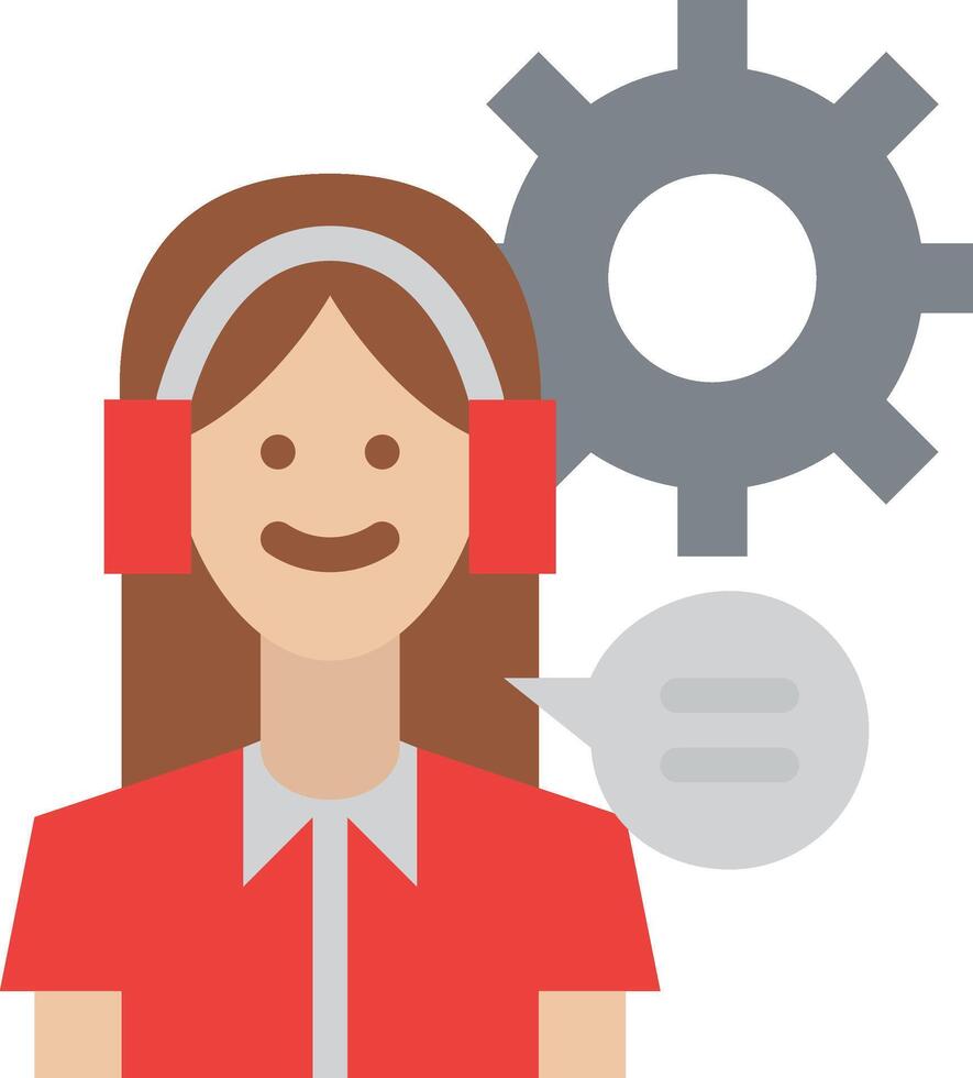 service call illustration, icon or symbol vector