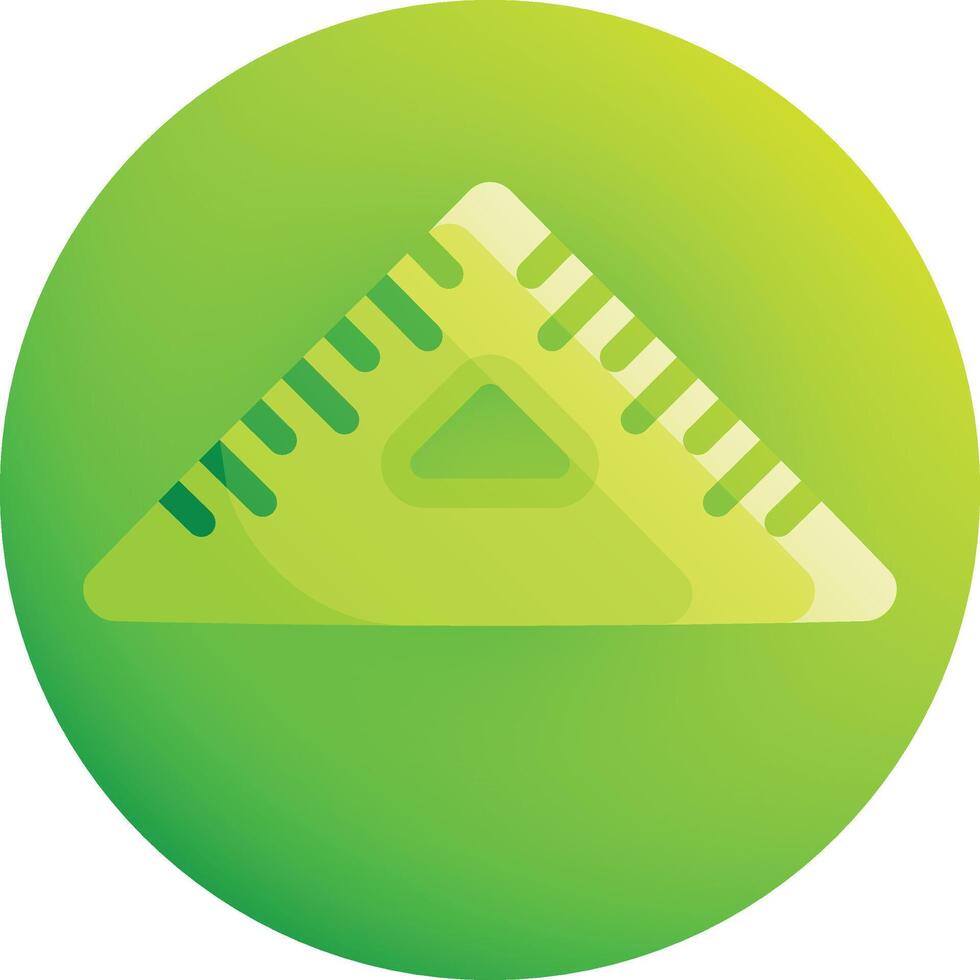 set square illustration, icon or symbol vector