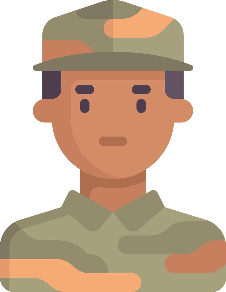soldier illustration, icon or symbol vector