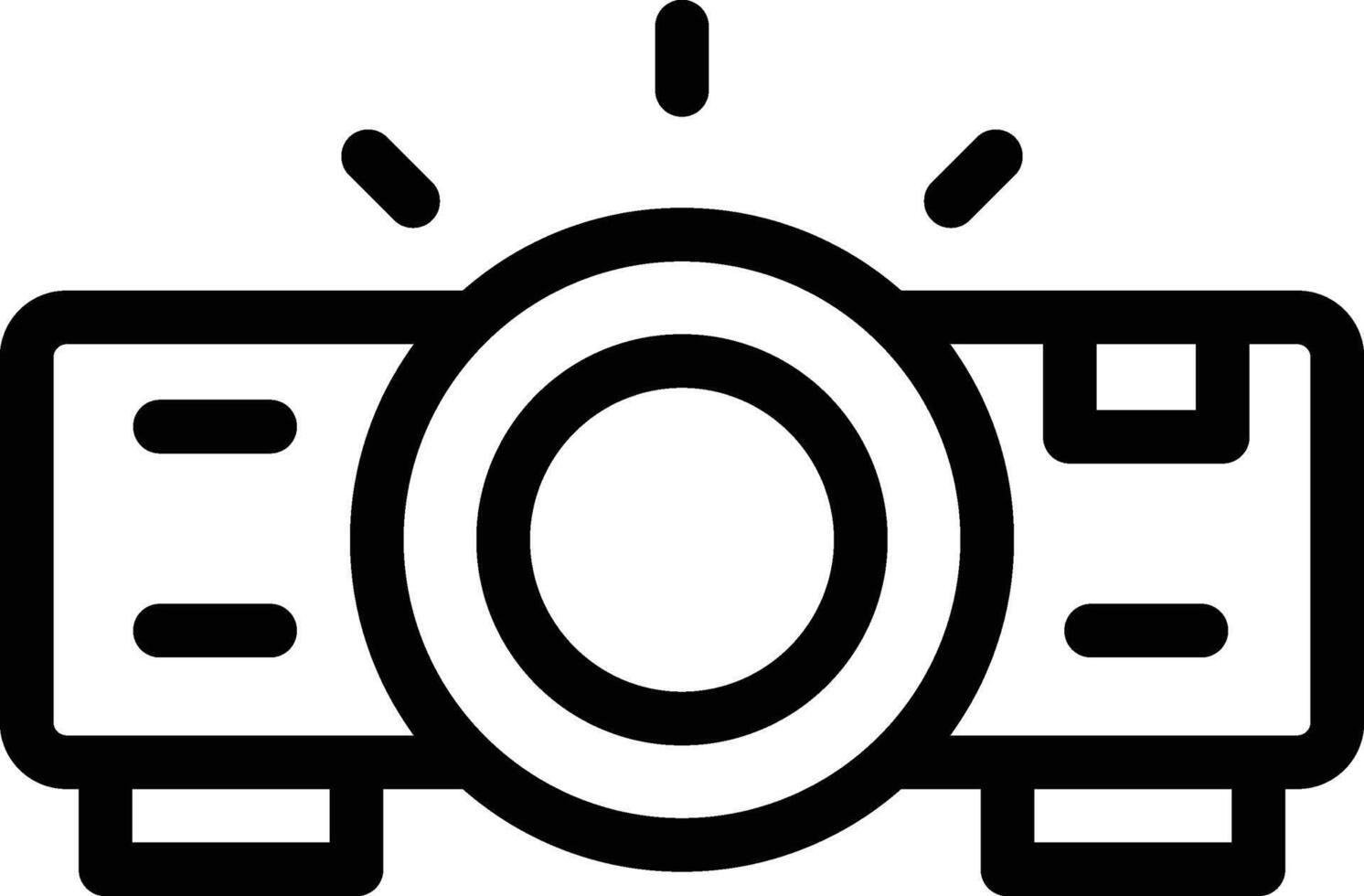projector illustration, icon or symbol vector