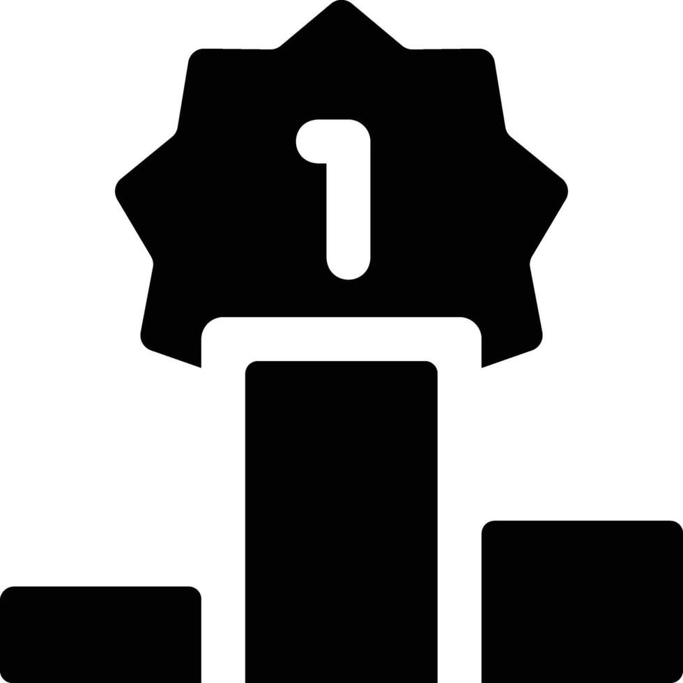 winner illustration, icon or symbol vector