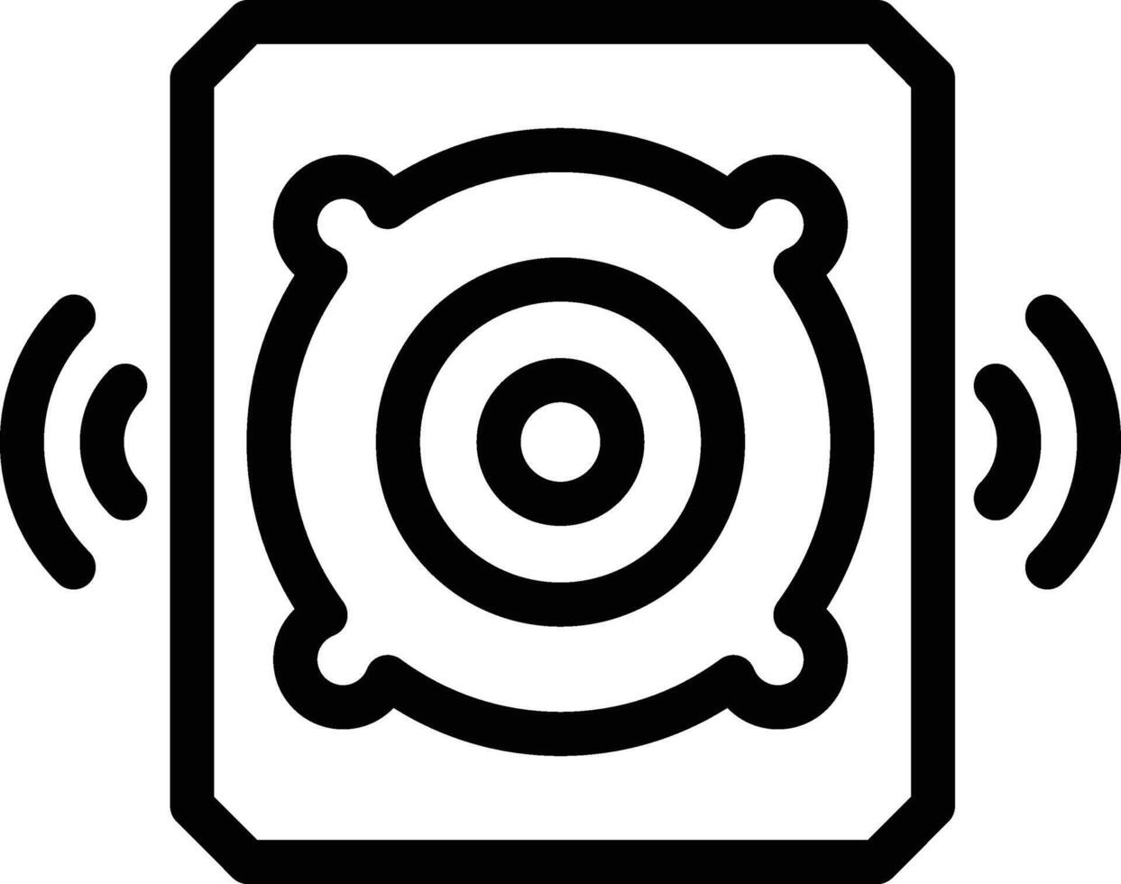 speaker illustration, icon or symbol.eps vector