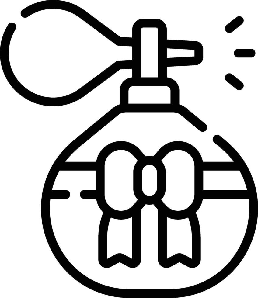 perfume illustration, icon or symbol vector