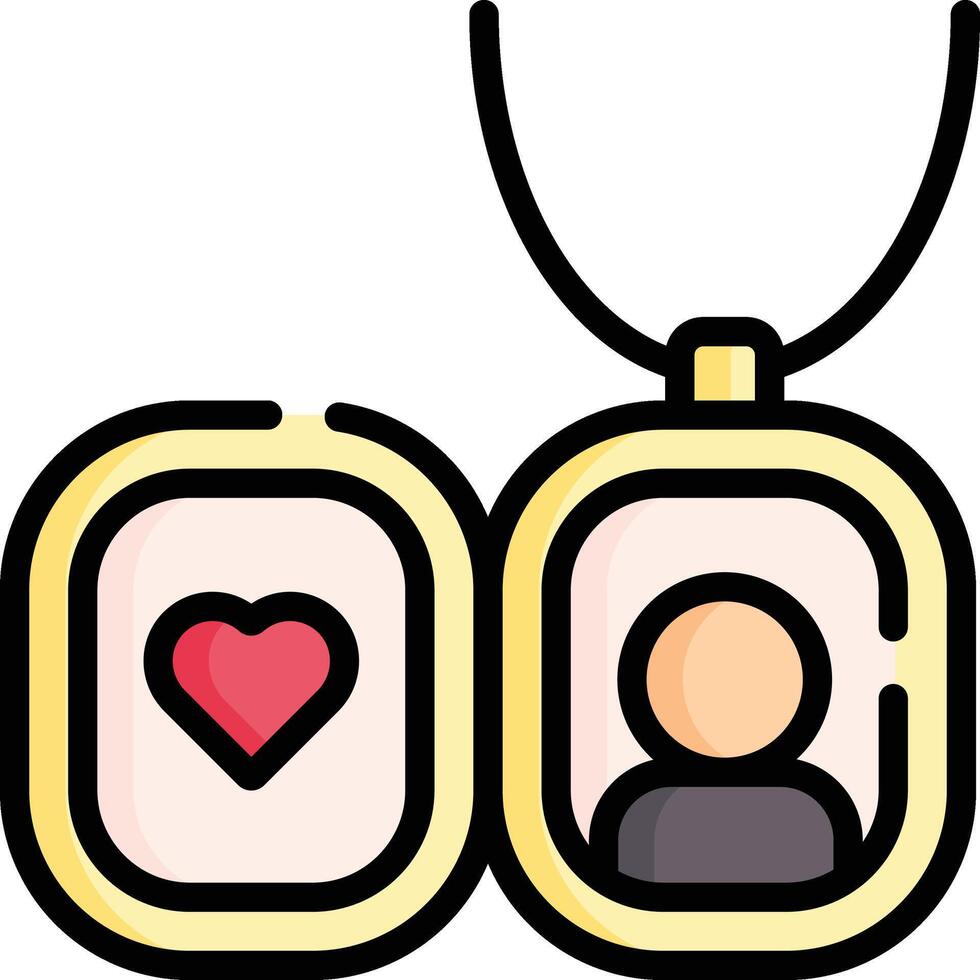 necklace illustration, icon or symbol vector