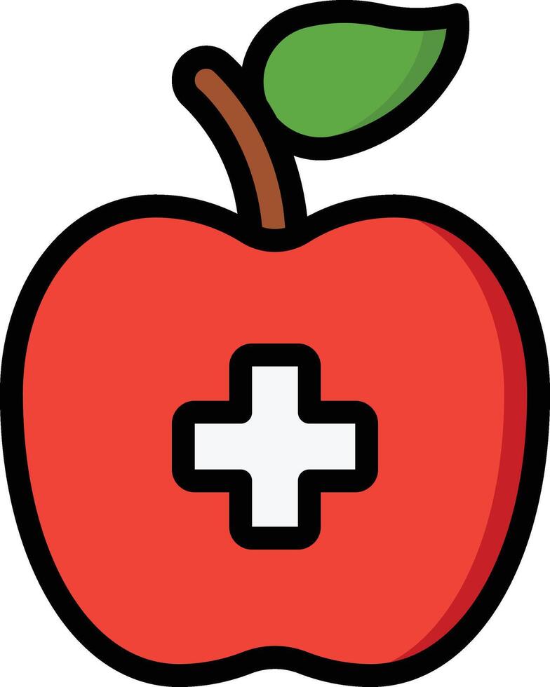 apple illustration, icon or symbol vector