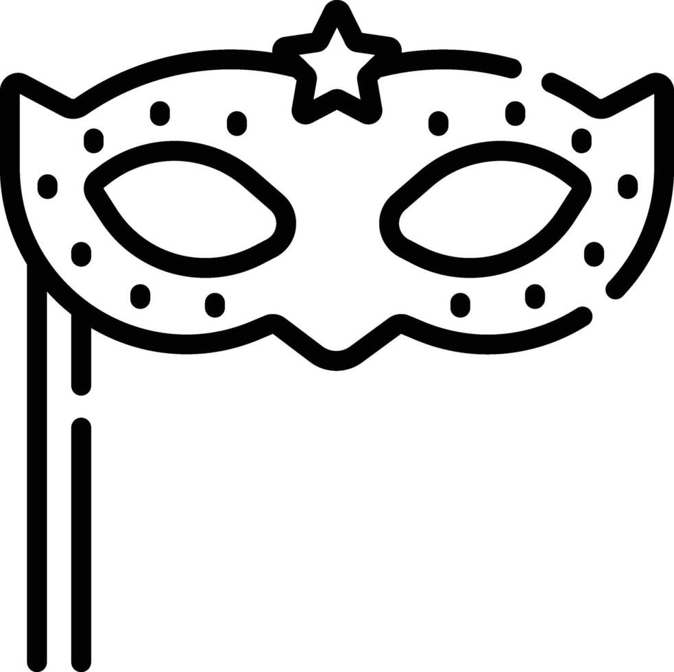 eye mask illustration, icon or symbol vector