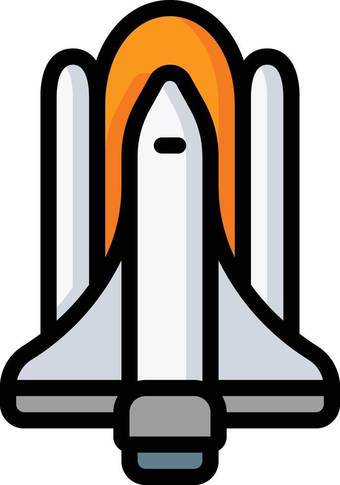 rocket illustration, icon or symbol vector
