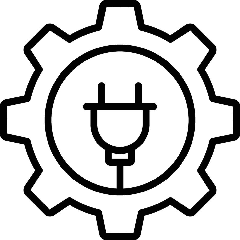 setting illustration, icon or symbol vector