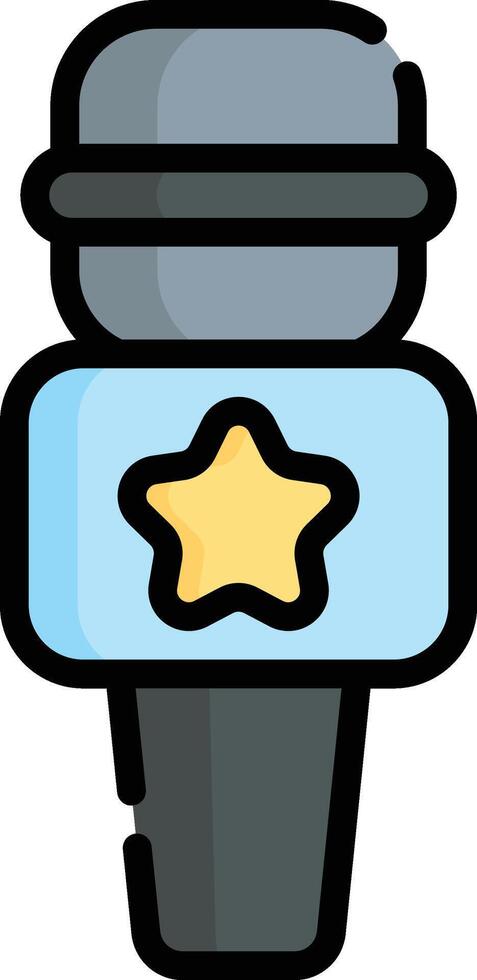 microphone illustration, icon or symbol vector