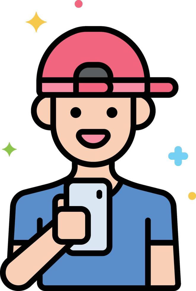 generation z illustration, icon or symbol vector