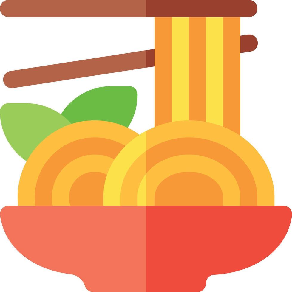 yakisoba illustration, icon or symbol vector
