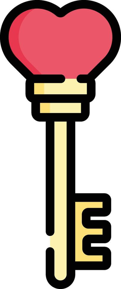 key illustration, icon or symbol vector
