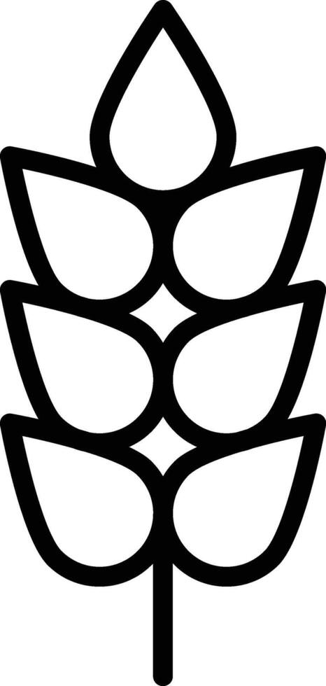 wheat illustration, icon or symbol vector