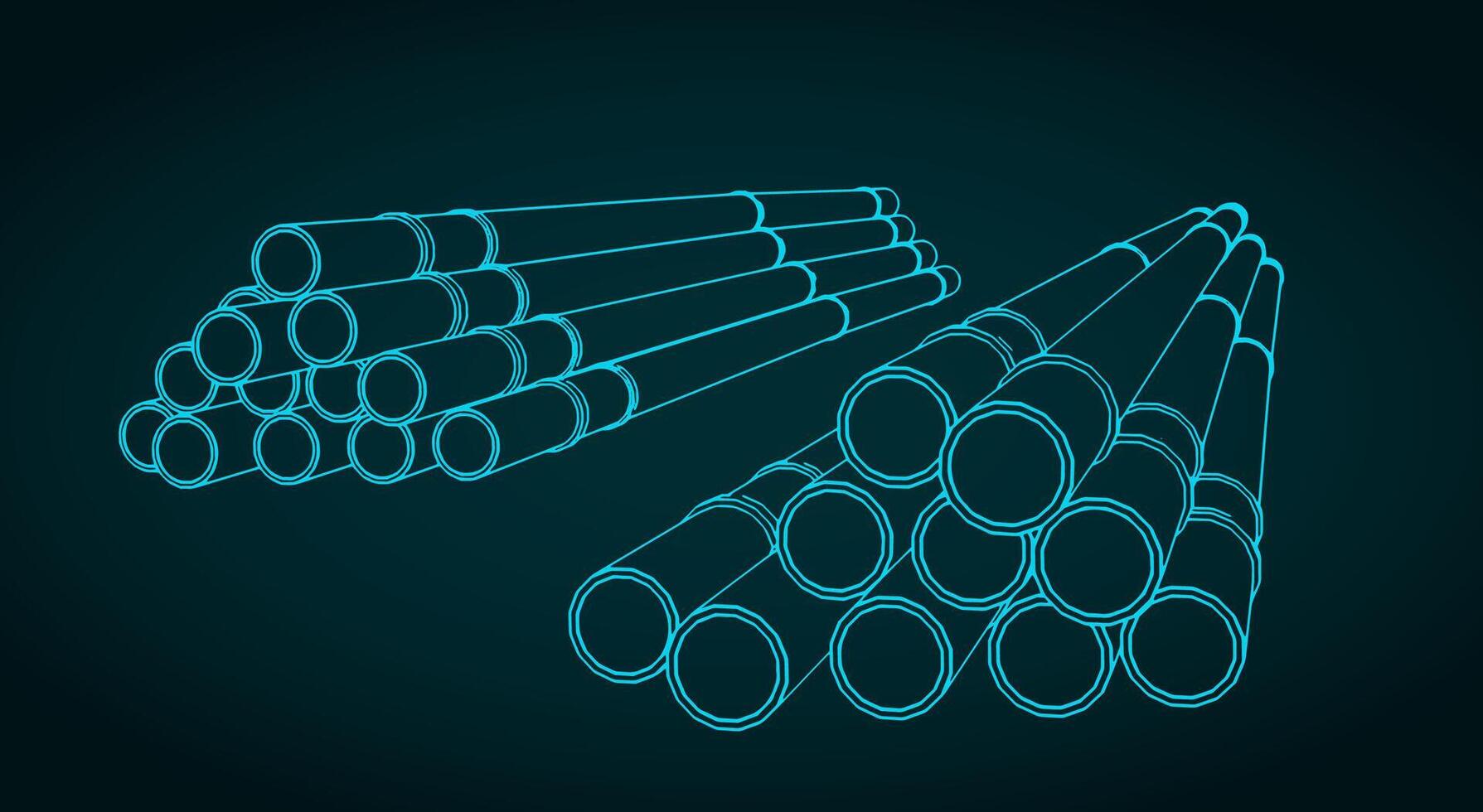Sewer pipes illlustration vector