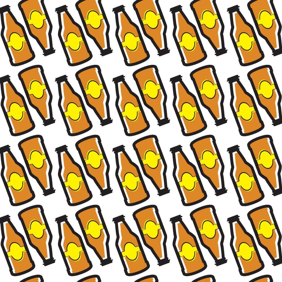 beers icon Pattern background vector