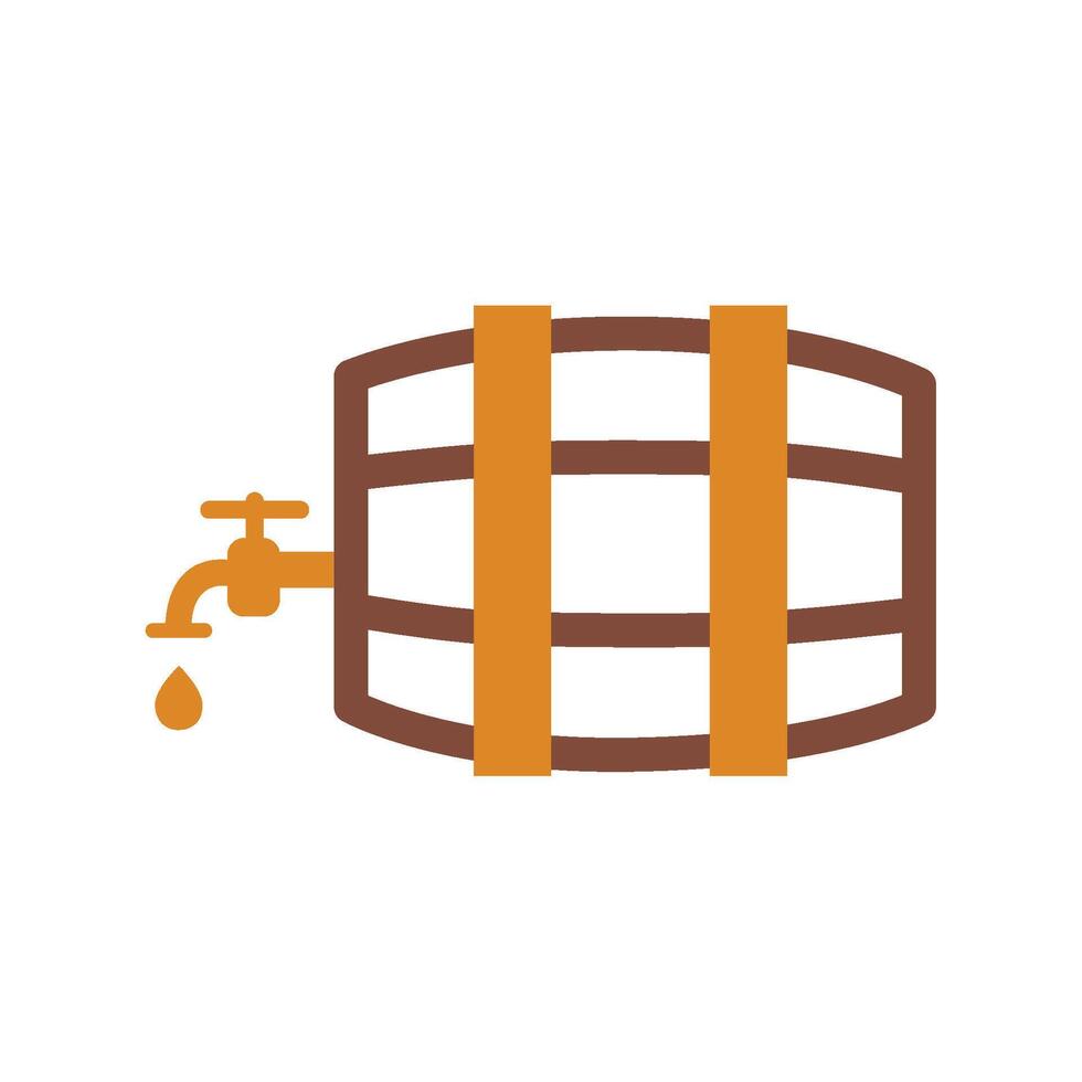 Isolated beer icon Alcoholic beverage vector