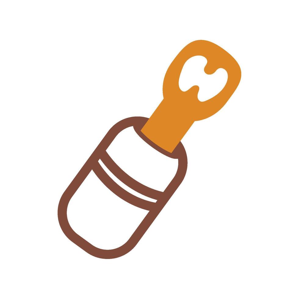 Isolated beer icon Alcoholic beverage vector