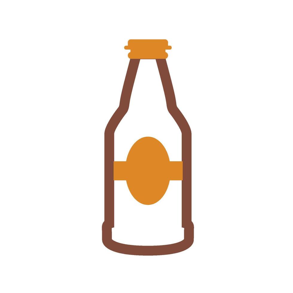 Isolated beer icon Alcoholic beverage vector
