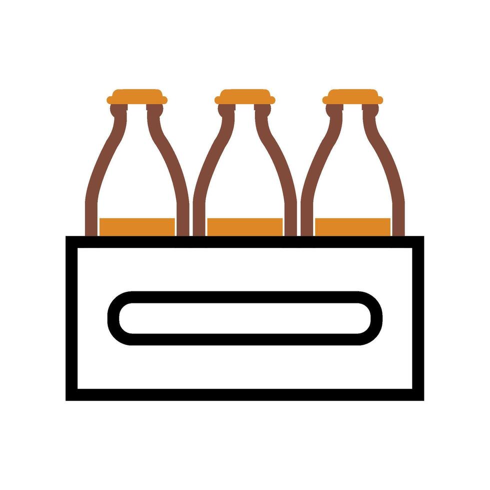 Isolated beer icon Alcoholic beverage vector