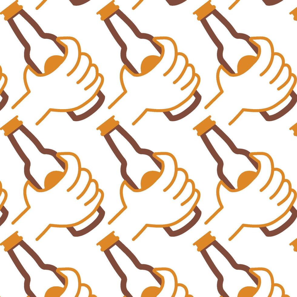 beer icon pattern background beverage vector