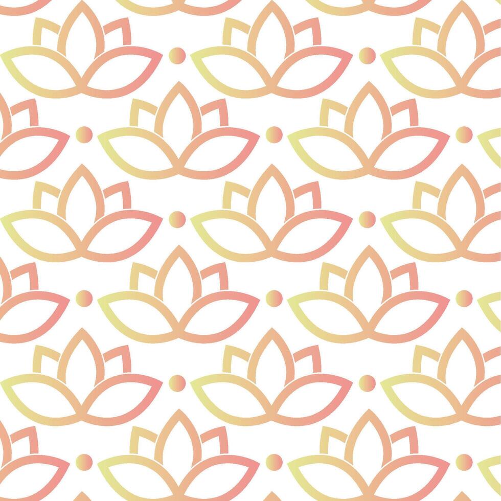 Yoga Icons pattern background vector
