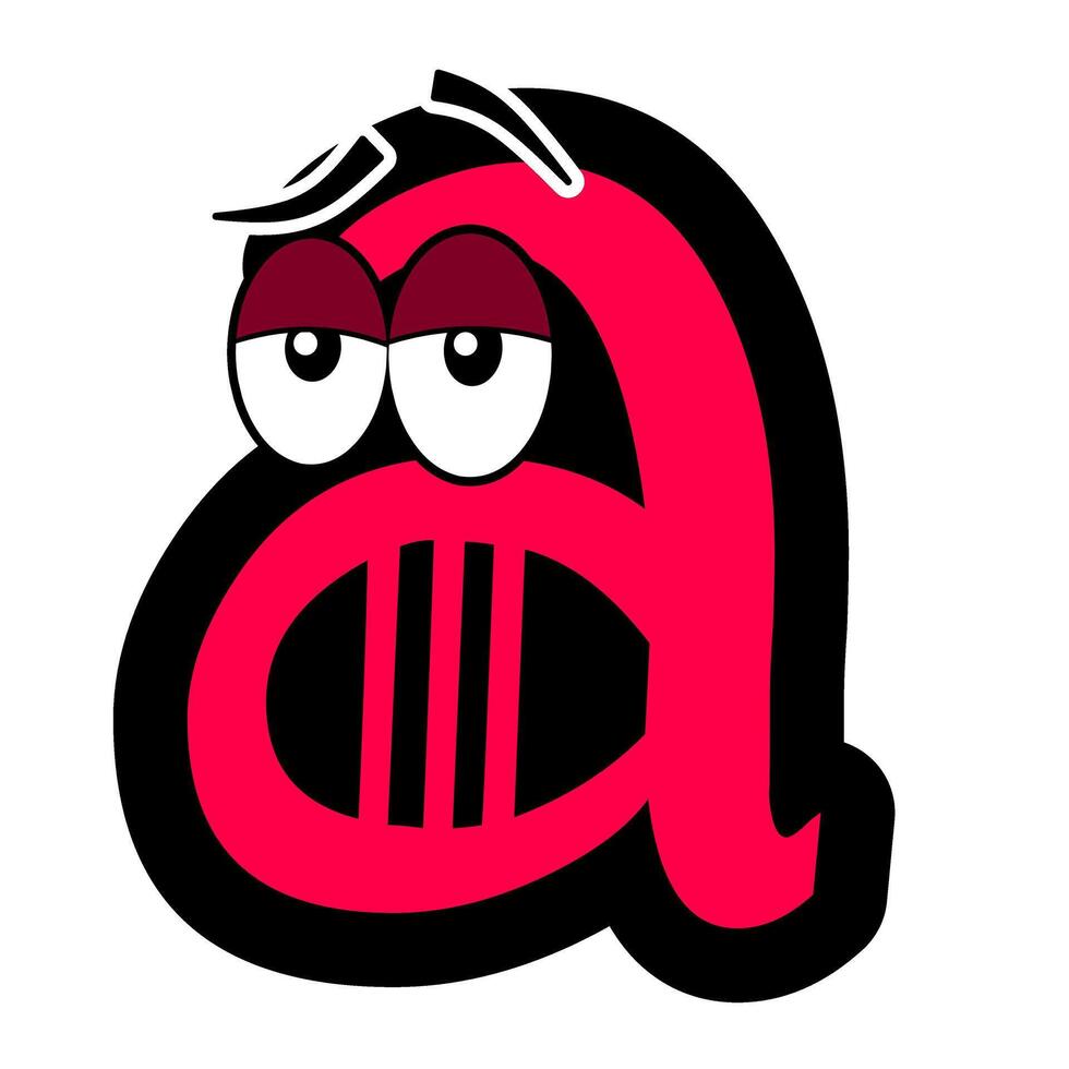 Custom doodle alphabet for illustrator and graphic designer vector