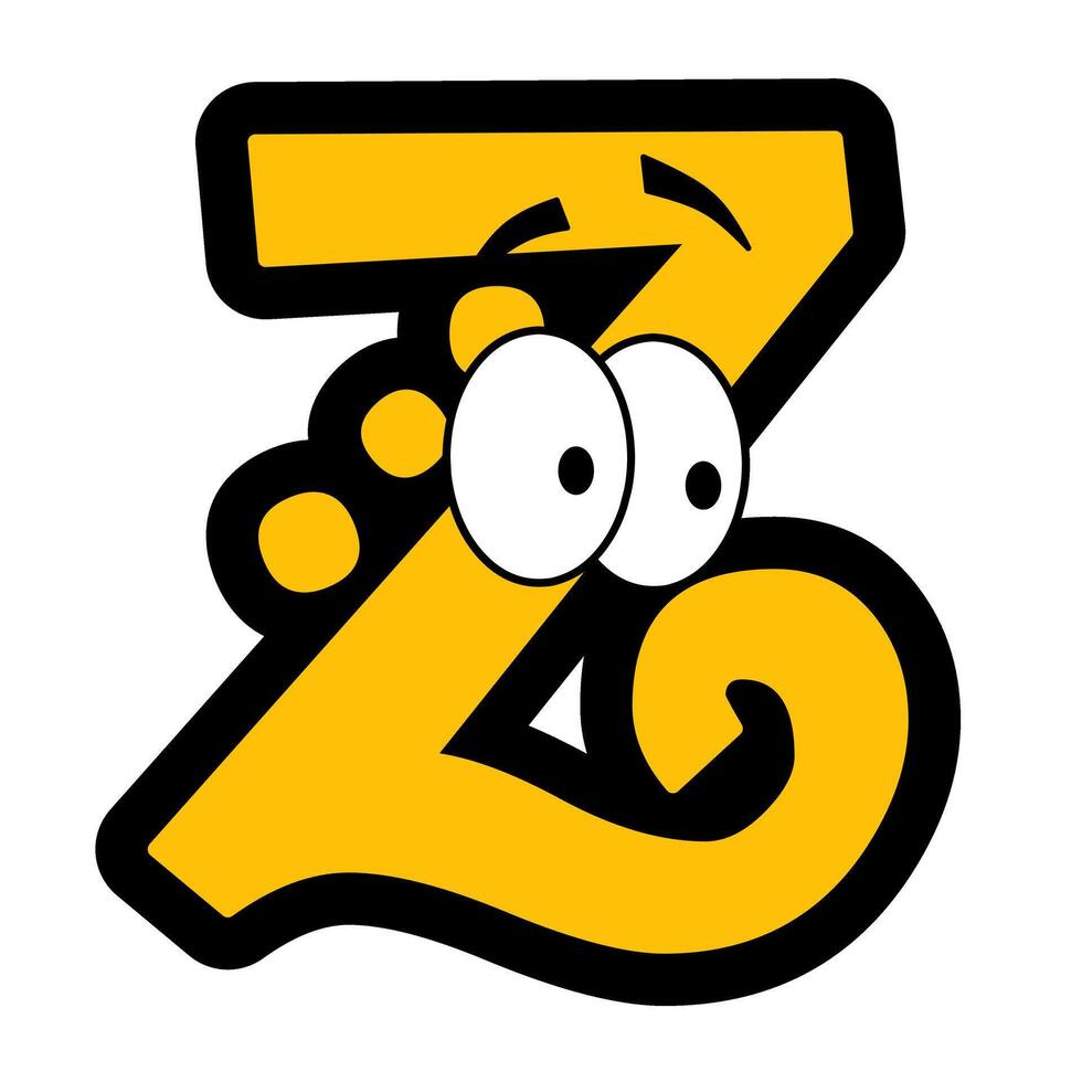 Custom doodle alphabet for illustrator and graphic designer vector