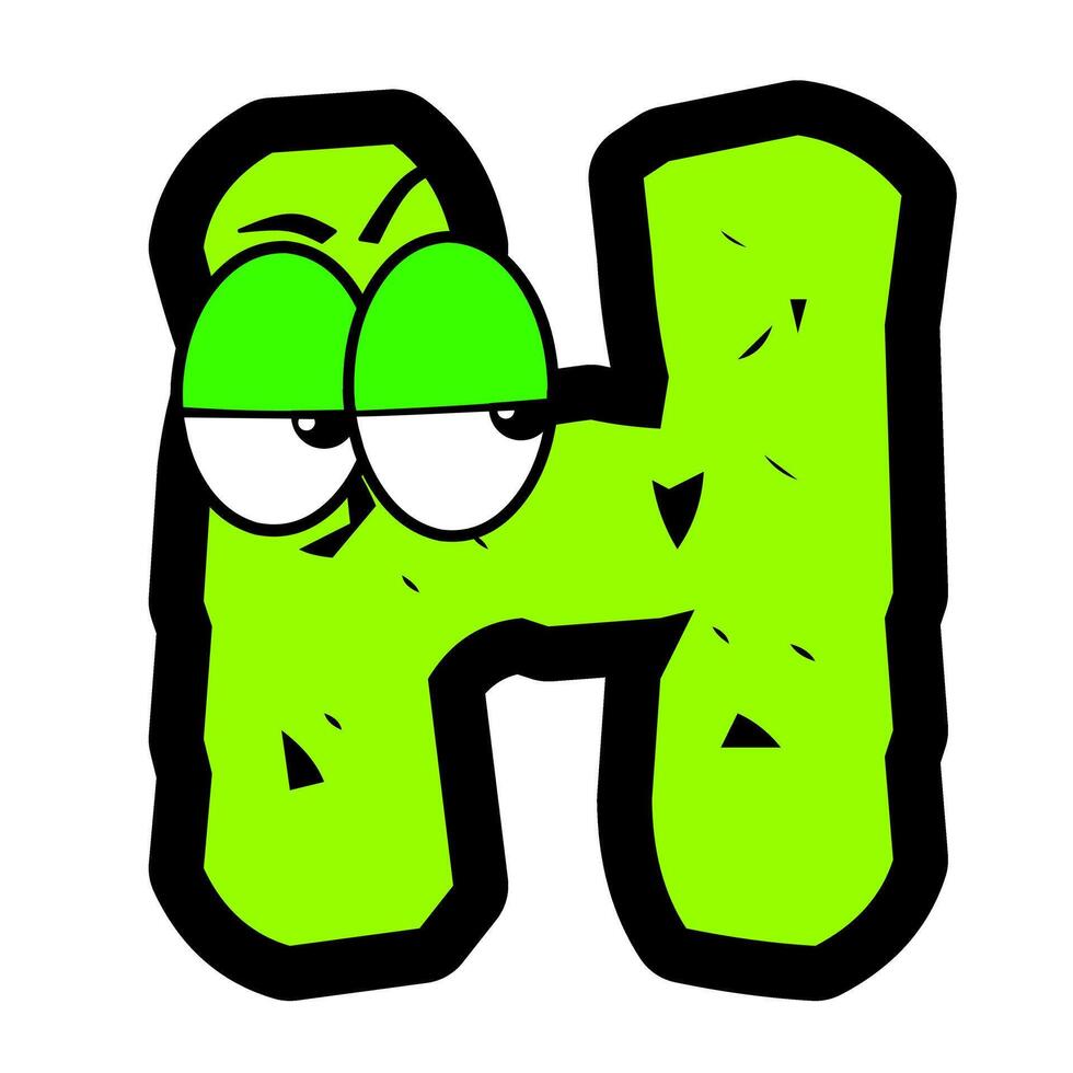 Custom chararcter alphabet for illustrator and graphic designer vector