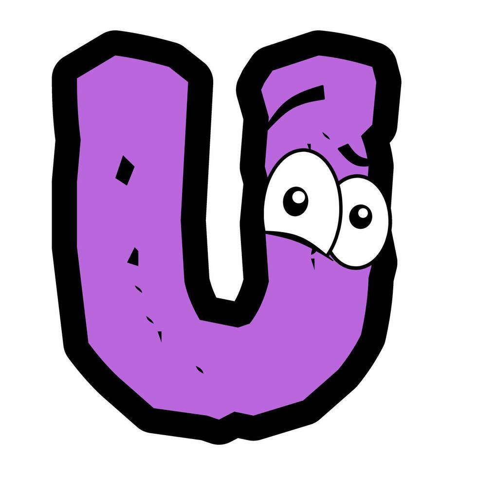 Custom doodle alphabet for illustrator and graphic designer vector