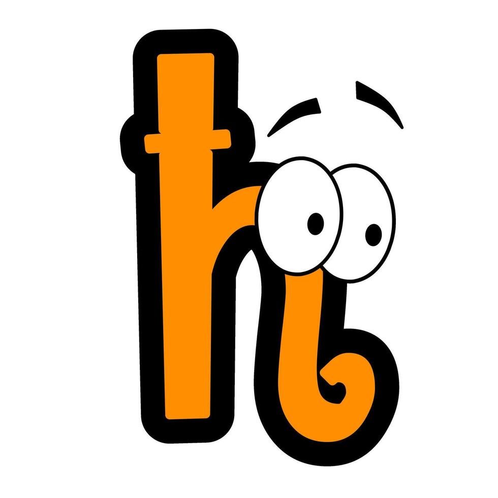 Custom doodle alphabet for illustrator and graphic designer vector