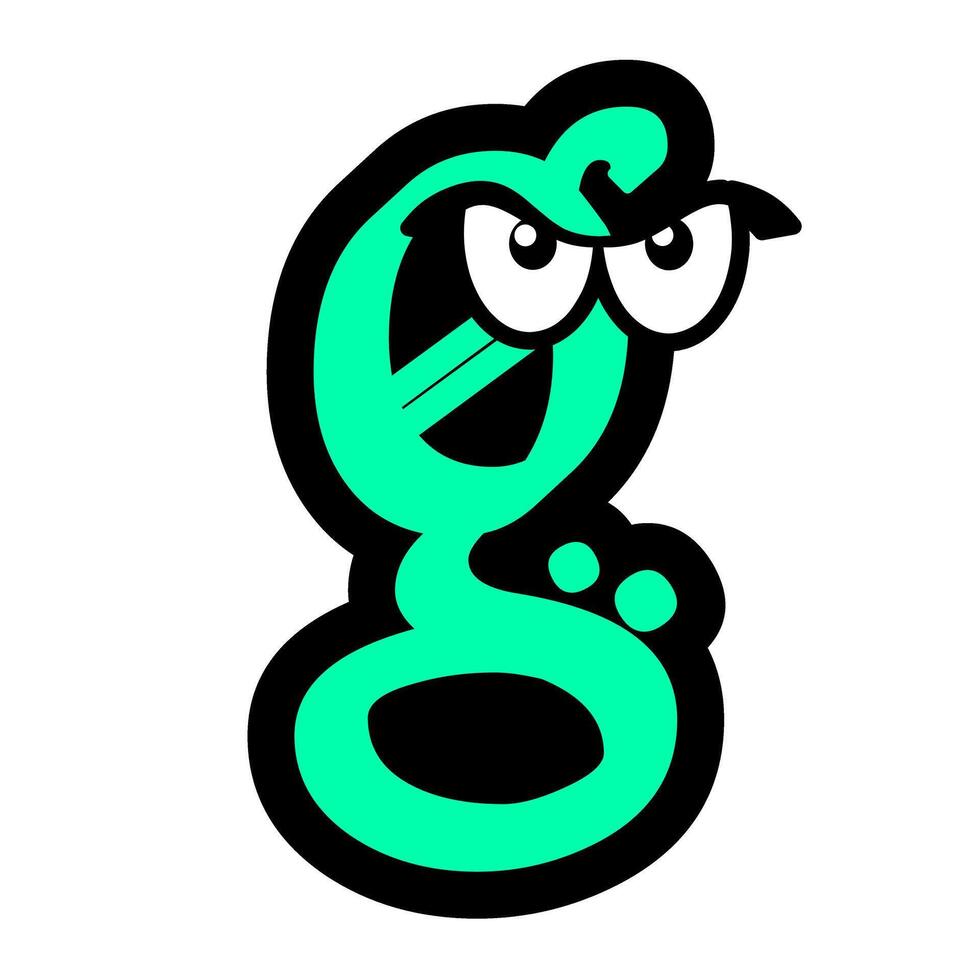 Custom doodle alphabet for illustrator and graphic designer vector