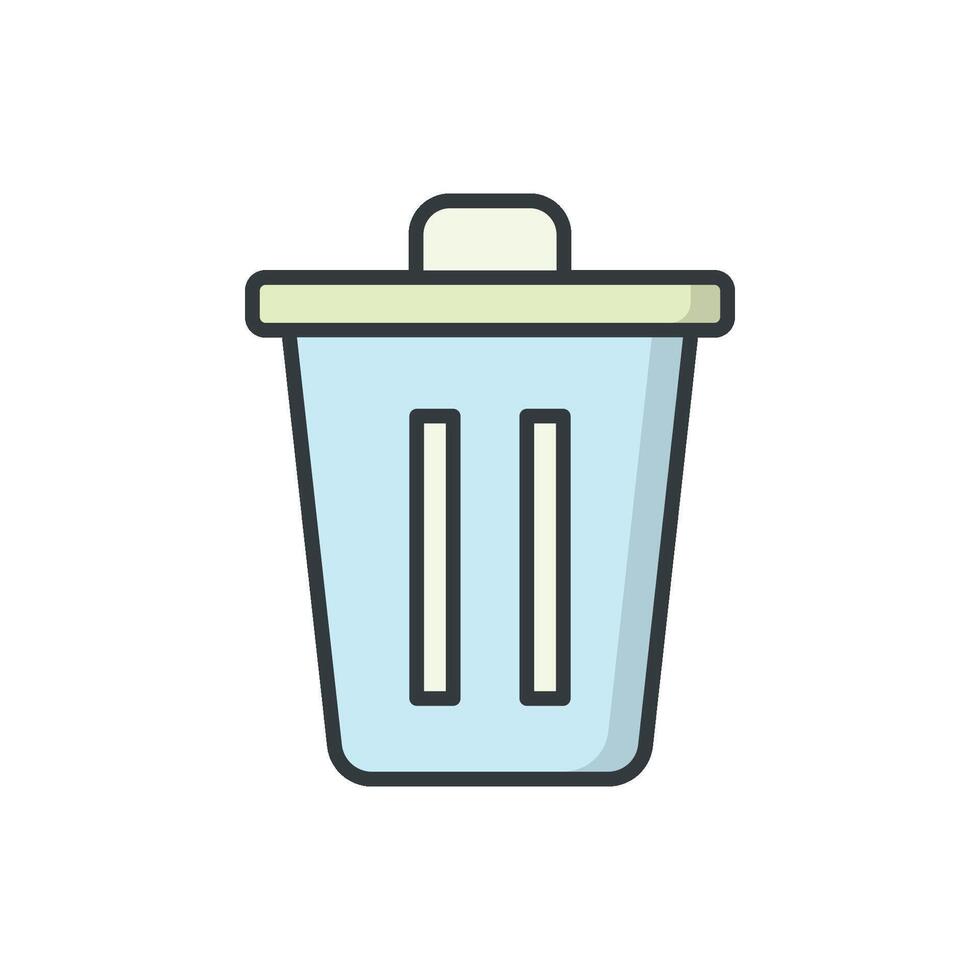 Trash icon design templates simple and modern concept vector