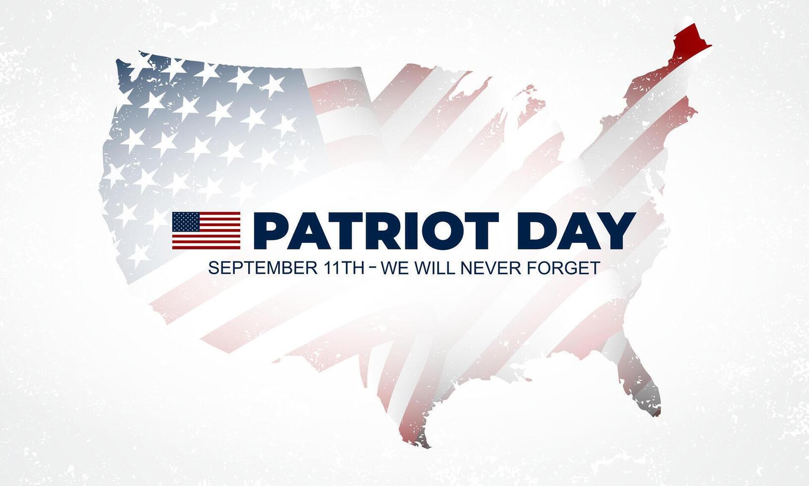 Patriot Day September 11th background illustration vector