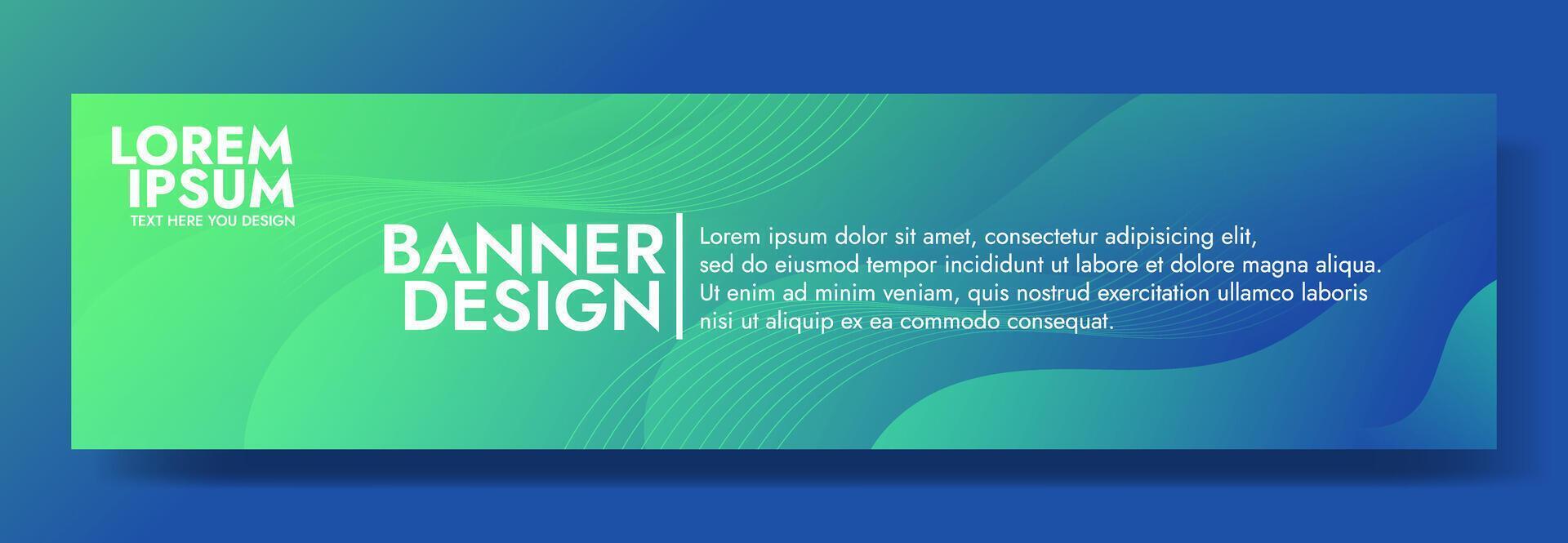 Abstract green red banner color with a unique wavy design. It is ideal for creating eye catching headers, promotional banners, and graphic elements with a modern and dynamic look. vector