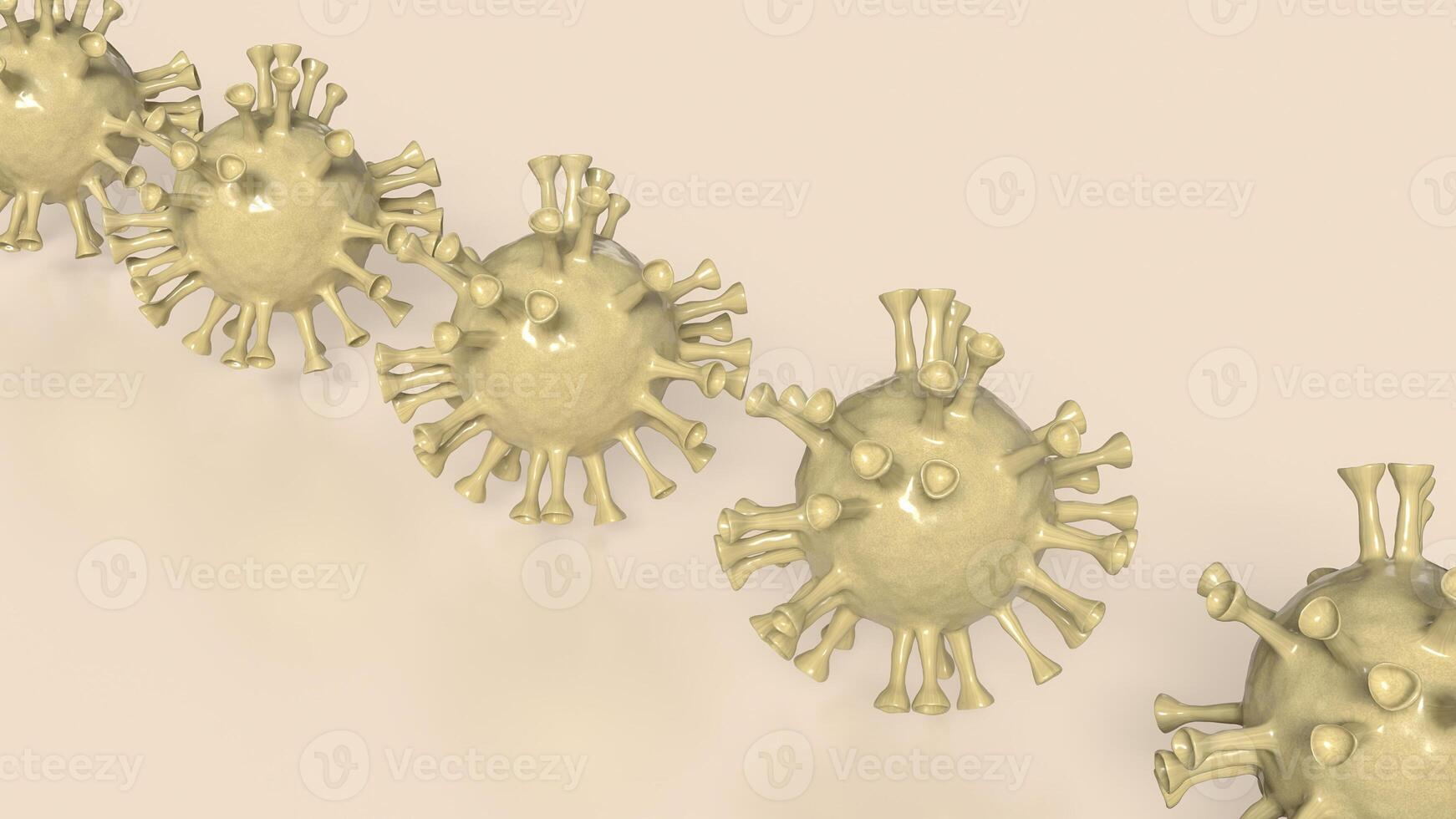The virus for sci or medical concept 3d rendering. photo