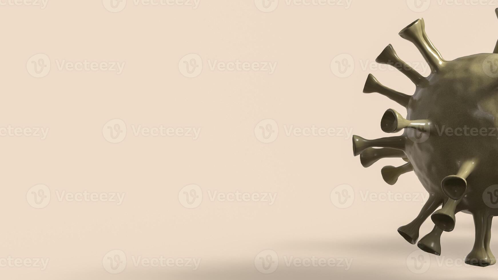 The virus for sci or medical concept 3d rendering. photo