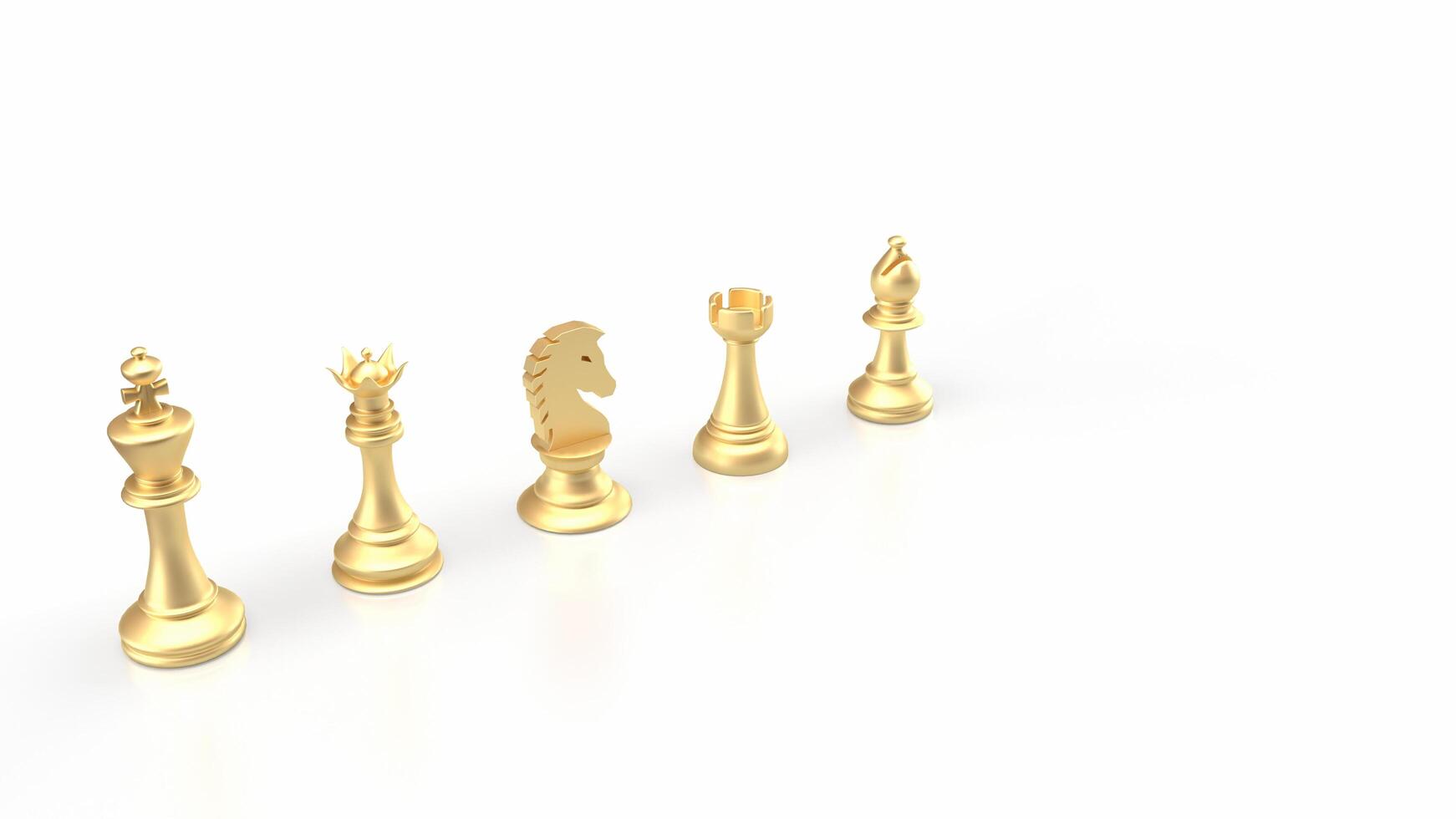 The Chess for Business concept 3d rendering. photo