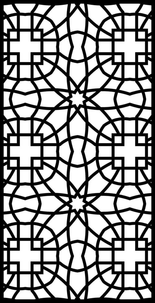 Geometric and simple pattern for panel, background, and cutting art vector