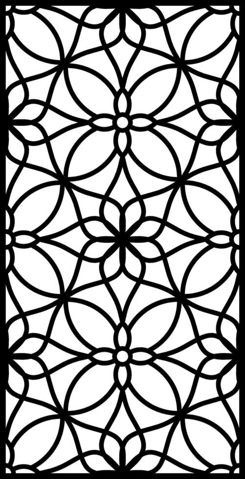 Geometric and simple pattern for panel, background, and cutting art vector