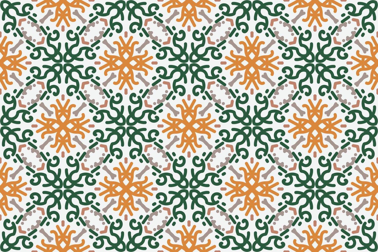 green and yellow luxury seamless pattern. Ornament, Traditional, Ethnic, Arabic, Turkish, Indian motifs. Great for fabric and textile, wallpaper, packaging design or any desired idea. vector